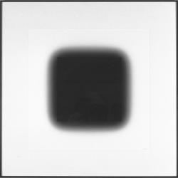 Schwarzes Quadrat strahlend by Mächler René