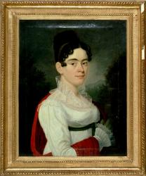 Bildnis einer jungen Frau (Halbfigur) by Menteler Franz Joseph