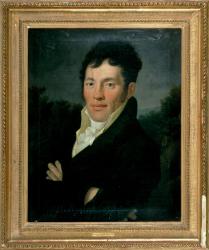 Bildnis eines jungen Mannes (Halbfigur) by Menteler Franz Joseph