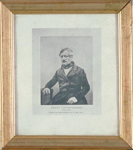 Porträt Fritz Courvoisier, 1799-1854 (d'après un daguerréotype du 16 mai 1848) by inconnu / anonyme