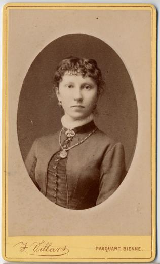 Esther Joséphine Elisa Bührer-Heusler (1864-?) by Villars J.