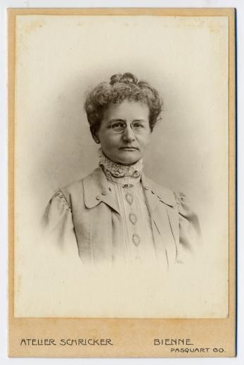 Frau Adele Zaeslein-Schwab (1859-?) by Schricker H.