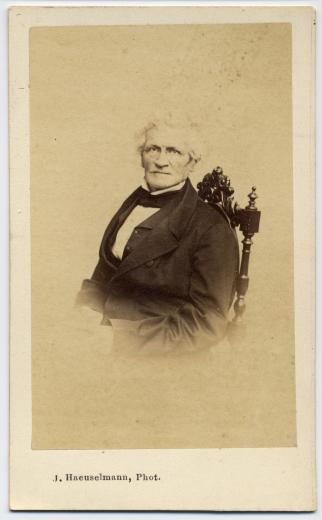 Dr. C.A. Bloesch-Pugnet (1804-1863), photo en buste by Haeuselmann Jakob