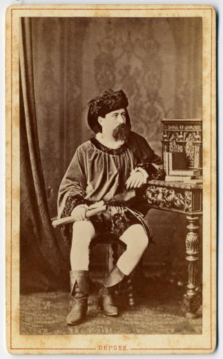 Alfred Schwab (1844-1898) als Ratsherr im Murtenzug by Vollenweider Johann Moritz Emil