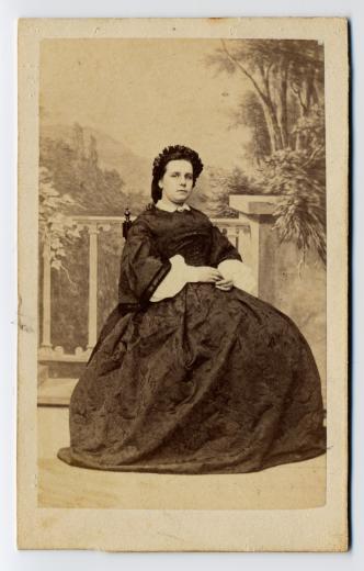 Frau Maria Schwab-Bloesch (1838-1870) by Haeuselmann Jakob