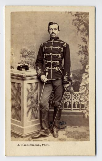 Eduard Risold (1840-1891) österreichischer Offizier by Haeuselmann Jakob