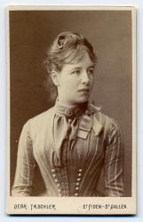 Emma Georgine Haag (1868-1890) by Taeschler frères