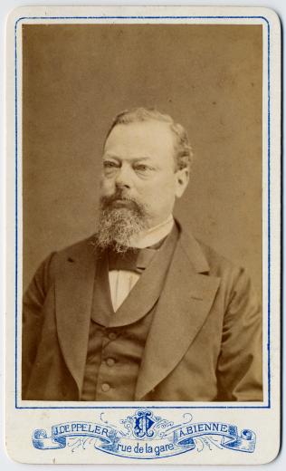 Oberst Charles Léon Kuhn-Barbier (1831-1886) by Deppeler J.