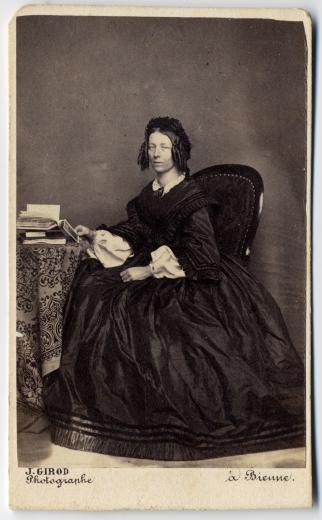 Fanny Georgine Haag-Neuhaus (1823-1891) by Girod J.