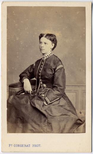 Madame Adèle Caroline Perregaux-Penserot (1830-1882) by Gorgerat F.