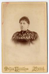 Frau Martha Joséphine Fanny Wenner Wildermeth (1854-1900) by Müller-Kirchhofer