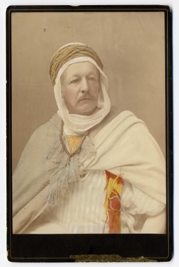 Homme en costume algérien by Geiser Jean