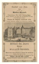 Gasthof zum Jura, Biel, gehalten von Müller-Rossel by Guyer