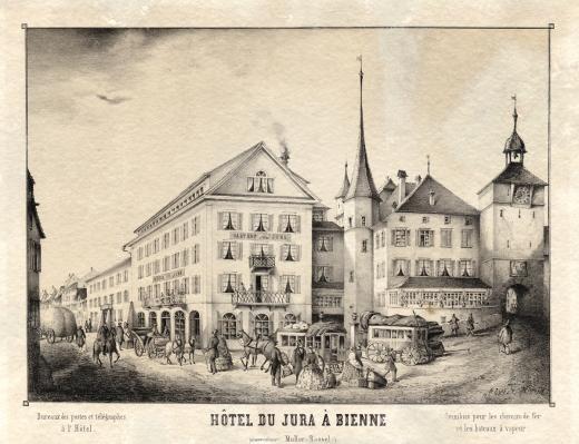 Hôtel du Jura à Bienne / propriétaire Muller-Rossel by Nieriker Josef