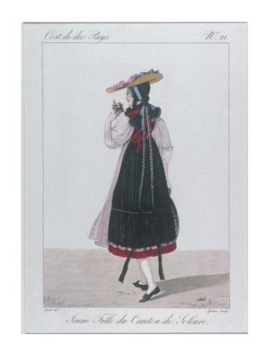 Jeune fille du Canton de Soleure (…) by Lanté Louis Marie