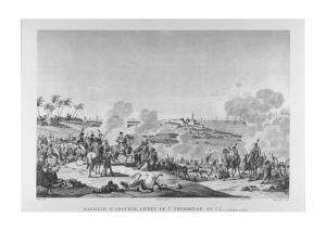 Bataille d'Aboukir, livrée le 7 thermidor an 7 / 25 juillet 1799 by Swebach Jacques François