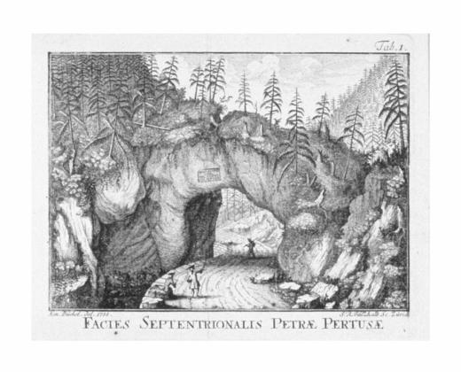 Facies Septentrionalis Petrae Pertusae (Pierre Pertuis) by Büchel Emanuel