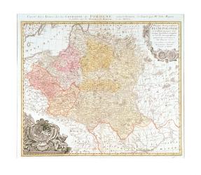 Mappa Geographica Regni poloniae tradita per homannianos Heredes Norimb. A.MDCCL by Mayer Tobias