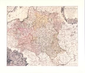Mappa Geographica Regni Poloniae…tradita per Homannianos Heredes. Nrimbergae 1773. by Mayer Tobias
