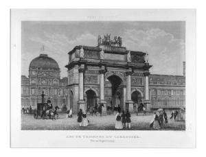 Arc de Triomphe du Carrousel /Pris au Daguerréotype by Chamouin