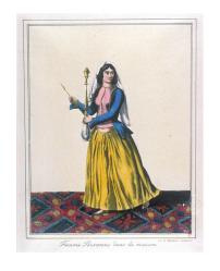 Femme persanne dans la maison by Tatikian B.