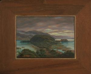 Ansicht der St. Petersinsel von der Kanincheninsel aus by Methfessel Adolf
