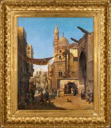 Strasse in Kairo by Weiss Johann Rudolf