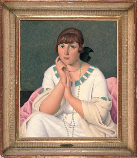 Jeune fille au collier vert (Marguerite Buchet-Robert) by Robert Paul-Théophile