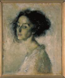 Frauenporträt (Bruststück) by Schmid von Biel Leo