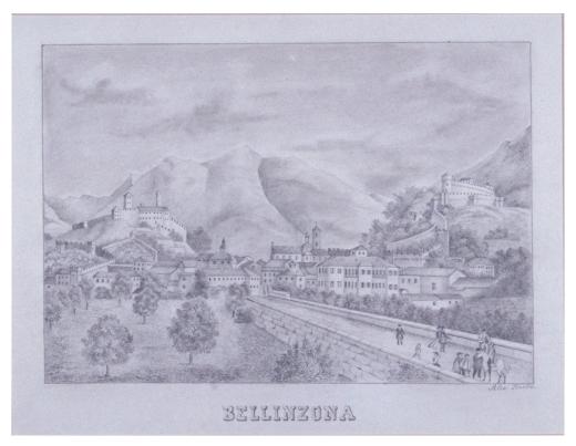 Bellinzona by Hartmann Alexander