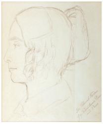 Porträt der Frau Joséphine Schwab-Verdan by Persoz Aimée