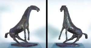 Bronzepferd by Siebold Pierre