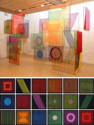 Elément spatial. Variation. Chute de couleurs by Giauque Elsi