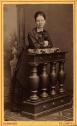 Mlle Marie Verdan de Cortaillod (1839 - 1924) by Olsommer