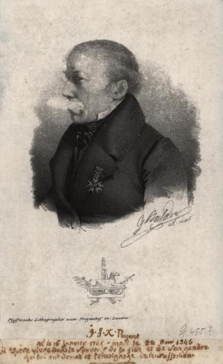 Portrait du Dr. Jean-François Xavier Pugnet (1765-1846), (de profil vers la gauche) by Balder Georg
