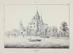 Nidau, Schloss by Wagner Johann Friedrich
